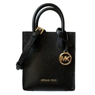 【Michael Kors】MK 女生 迷你琴譜包 防刮皮革 滿版緹花LOGO MERCER 手提斜背包(多色可挑)