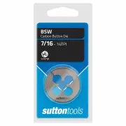 Sutton M4191111 - Button Die - Carbon: BSW 7/16" 14 TPI 1-1/2" OD