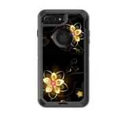 Skin Decal for Otterbox Defender iPhone 7 PLUS Case / glowing flowers abstract