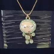 SWAROVSKI Crystal Wings of Fantacy Eliot Green Pendant w/ Necklace 1084491 NEW