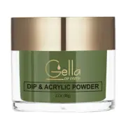 Gella Dip & Acrylic Powder - D062 Lush Leaf - 2 in 1 SNS/DIP & Acrylic Powder 56