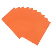 10 Sheets Glitter Foam Sheets Craft Adhesive Sheets EVA Foam Sheets Orange
