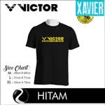 KAOS T 恤精梳 30S DISTRO VICTOR BADMINTON BADMINTON 純色定制印度尼西亞運動