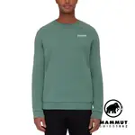 【MAMMUT 長毛象】MAMMUT CORE ML CREW NECK 1862 休閒長袖T恤 男款 深玉石綠 #1014-04033