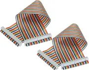 uxcell 2 Pcs 50 Pin Flat Rainbow Ribbon Cable FC/FC Female Connector 1FT 2.54mm Pitch Breadboard Jumper Wires for Electronic Projects