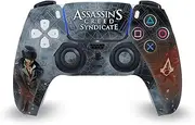 Official Assassin's Creed Jacob Frye Syndicate Graphics Vinyl Faceplate Sticker Gaming Skin Decal Cover Compatible with Sony PlayStation 5 PS5 DualSense Controller