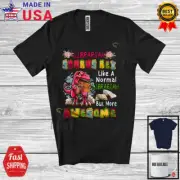 Librarian Saurus Rex But More Awesome; Proud T-Rex Lover Flowers; Jobs T-Shirt