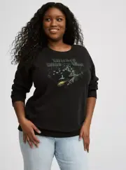 Torrid Wizard of Oz Sweatshirt Black NWT New 5X