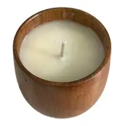Viking Style Timber Wooden Candle “Fig & Melon”