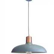CLA Lighting Pastel Scandinavian Dome Shape Pendant Light Matt Blue