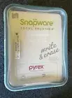 SNAPWARE 8CUP PYREX TOTAL SOLUTION FOOD STORAGE WRITE ON LID GLASS CONTAINER NEW