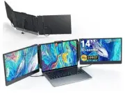 14’’ Triple Laptop Screen Extender, 1080P FHD Portable Dual 14 inch S2-14‘’-Tri