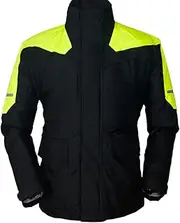[KDOQ] Waterproof Rain Jacket Waterproof Rain Suit for Mens (Rain Gear Jacket and Trousers Pants), Lightweight Breathable Rain Jacket for Men's, Windproof Hooded Rainwear Portable Raincoat (Color : B, Size