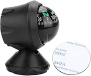 Car Mount Compass Black Electronic Vehicle Compass, Dash Compass, Boat Compass, Night Dashboard Compass Marine Compass