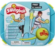 Mookie First All Surface Swingball Foam Ball Solid Base Spiral Top Kids Bat Game