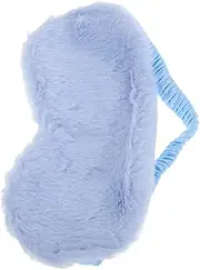 VICASKY Rabbit Fur Eye Mask Eye Mask Sleep Sleepover Party Supplies for Sleep Eye Mask for Men Sleep Mask for Boys Sleep Mask Eye Mask for Sleeping for Women Sky-blue Plush