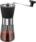 Manual Burr Coffee Grinder Hand Mill Small for Travel Camping Espresso Spice