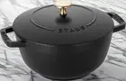 Staub WaNABE Wa-NABE L 20cm 2.35L Black Cast Iron 40501-009 Made in France NEW