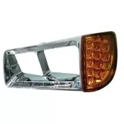 Fortpro Led Turn Signal Assembly & Bezel For Freightliner FLD Headlights Replace