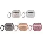 For AirPods Pro 2nd Gen 3rd Gen Hard PC Diamond Case Bling Sparkle Cute Cover