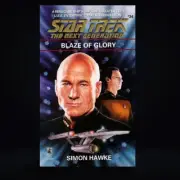 34 Blaze of Glory Star Trek The Next Generation Paperback Book