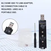 NVMe to USB Adapter, M.2 SSD to USB 3.1 Type A Card, M.2 Key U4 Hard M FAST C9C7