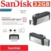 Type C USB SanDisk 32GB OTG Dual USB 3.1 Flash Drive Stick PC Thumb Mac Samsung