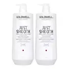 GOLDWELL DUALSENSES JUST SMOOTH TAMING SHAMPOO 1 LITRE AND CONDITIONER 1 LITRE