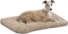 Plush Dog Bed | Ombré Swirl Dog Bed & Cat Bed | Mocha 35L X 23W X 2H - Inches fo