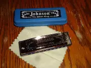 NEW BLUES KING HARMONICA 10 HOLE KEY OF A CASE CLOTH HARP STAGE STUDIO RECORDING