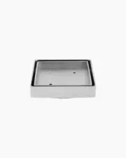 Shower Floor Grate Square Tile Insert Waste Reversible 75mm Stainless Steel NEW