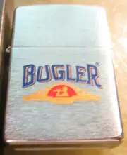 Vintage Rare NEW 1995 BUGLER Cigarette Rolling Papers Tobacco ZIPPO LIGHTER (#2)