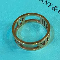 在飛比找Yahoo!奇摩拍賣優惠-TIFFANY&CO. 蒂芬妮 18k 750 鏤空羅馬數字