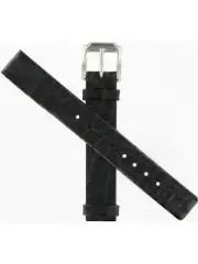 Kenneth Cole Ladies 14mm Black Crocodile Grain Watch Band BN-KC2430