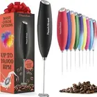 Handheld Milk Frother, Mini Milk Foamer, Battery Operated, Stainless Steel Mixer