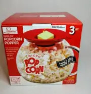 Laroma Micro-Pop Microwave Popcorn Popper 3 Qt LPCM-0030 – BRAND NEW!