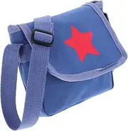 [SAFIGLE] Adjustable Canvas Messenger Bag with Star Pattern Cute Crossbody Purse for School Outings and Playtime Spacious Design for Boys