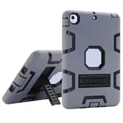 Rugged 3-Layer Heavy Duty Shock Proof iPad 234 Mini Pro Air Case Shell Cover Grey+Black For iPad Mini 1 2 3