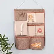 JSEIAJB Large Capacity Storage Bag Hanging Bag Wall Hanging Wall Hanging Underwear Storage Bag(D)