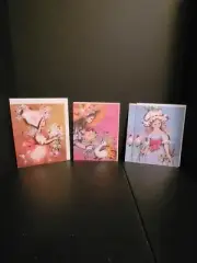 Vtg Oversized MOD Greeting Cards 1960-70s Set Of 4 Birthday & Get Well Unused