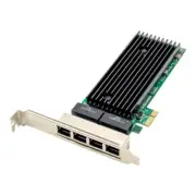PCI-E 4 Port RJ45 Server 1X PCIe X1 82576 Chip 10/100/1000Mbps Lan Quad3798