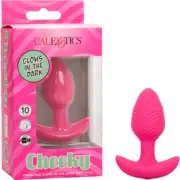 Sensual Glow Butt Plug: Twilight Passion Vibrating Delight