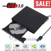 External USB 3.0 Portable DVD CD RW Player for Laptop CD ROM Burner PC Windows