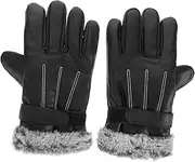 Luxshiny 1pair Men's Thermal Gloves Non- Touchscreen Gloves for Skiing Motorcycling and Outdoor Activities Cold Weather and Versatile Use