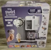 NEW Ninja Swirl by CREAMi Soft Serve Ice Cream Maker Shake In Hand NC701