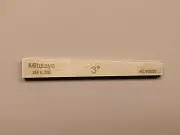 MITUTOYO ANGLE BLOCK 3 DEGREE 010005 MACHINIST PRECISION GROUND 20 SEC ACCURACY