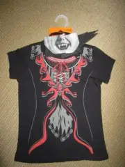 Camiseta by Bandana Girls size 7/8 Vampire T-Shirt & Face mask Bandana 2 pie