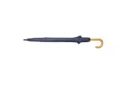 Jeff Banks Walker Umbrella Wind Rain Canopy Shade Navy w Wooden Handle 97x130cm