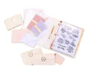 Crafters Companion The Ultimate Verse Compandium Binder Stationary Stamp Set Kit