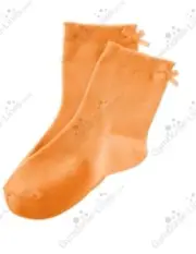 NWT GYMBOREE Panda Academy Orange socks Girl Size 5-7